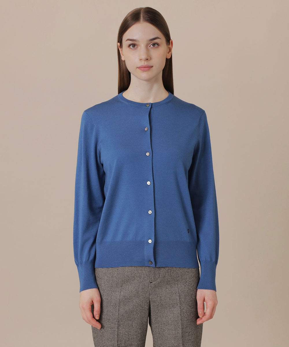 WEB・一部店舗限定】クリアニットプレーンカーディガン(トップス