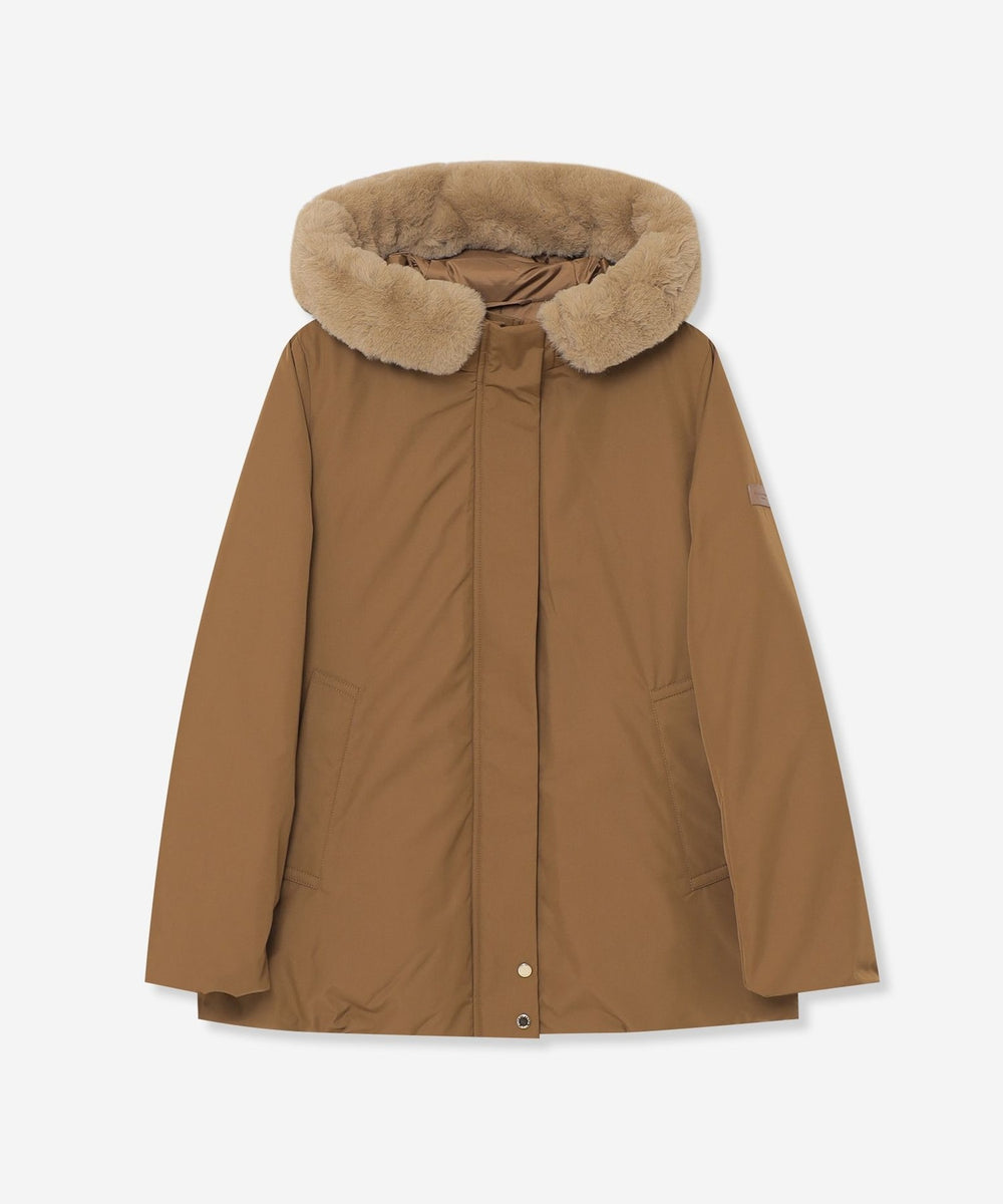 L】【PONTELAND/ポントランド】セミブライトタフタダウンコート(コート