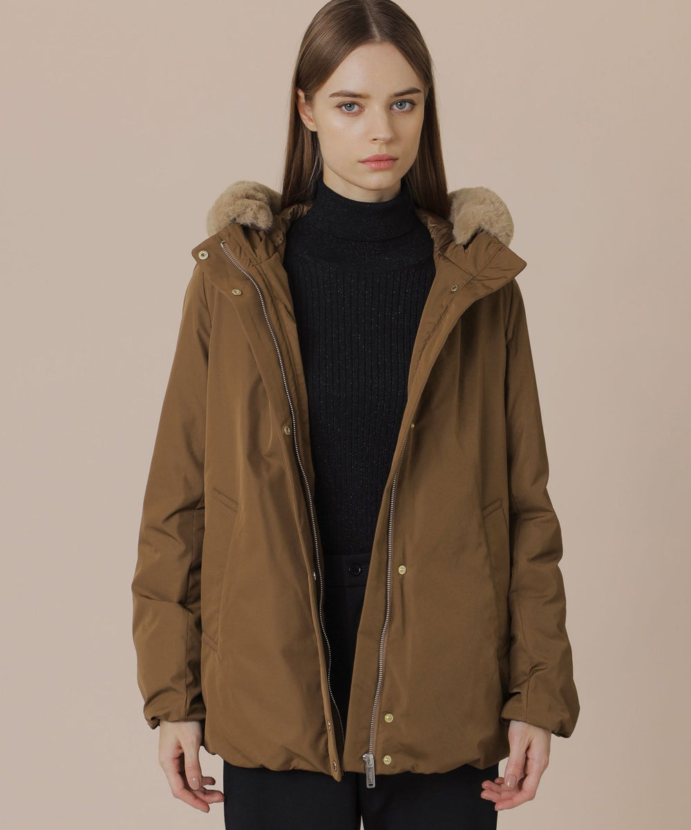 L】【PONTELAND/ポントランド】セミブライトタフタダウンコート(コート