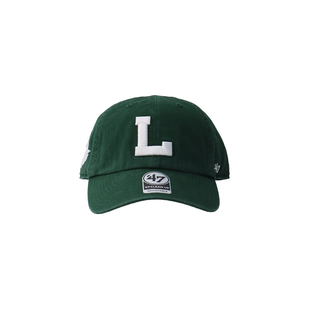 47 × LIONS CLEAN UP Dark Green CollegeLogo White: キャップ | 埼玉