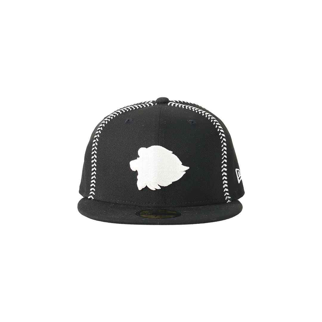 NEW ERA×LIONS 59FIFTY BALL STITCH BLACK(7 1/4): キャップ | 埼玉