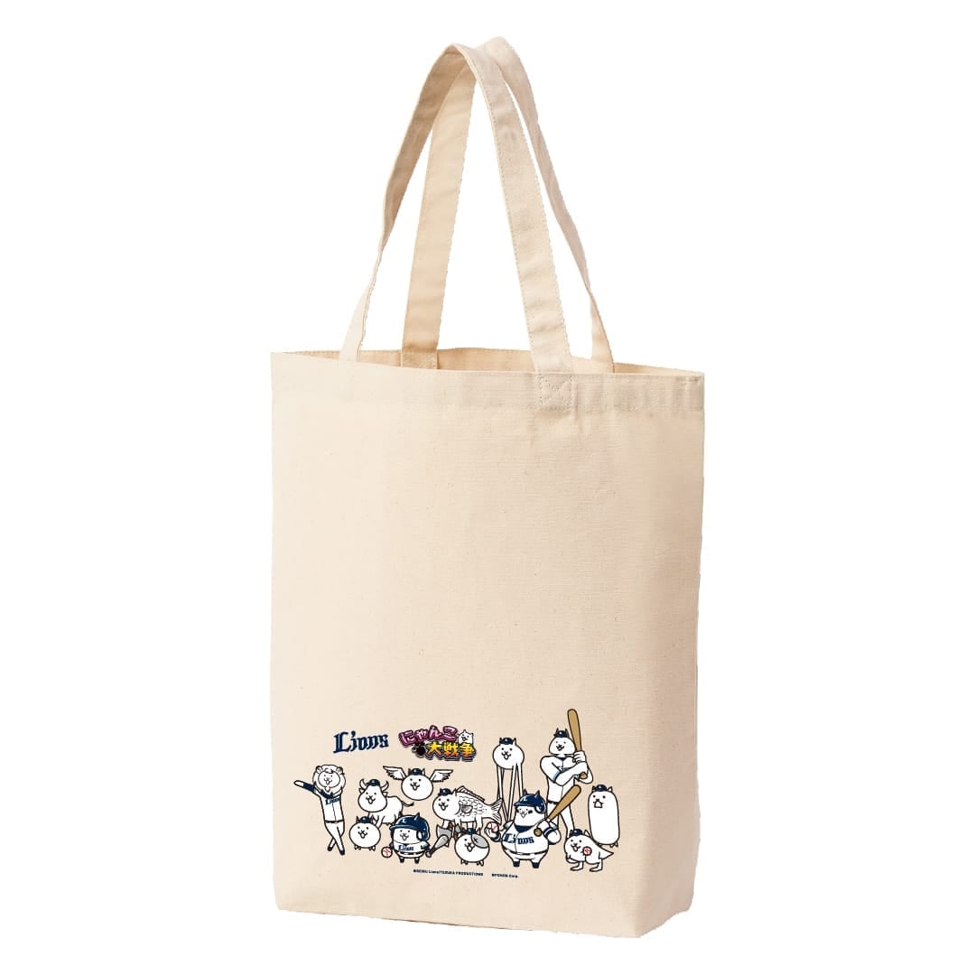 にゃんこ大戦争×ライオンズ トートバッグ : バッグ | 埼玉西武