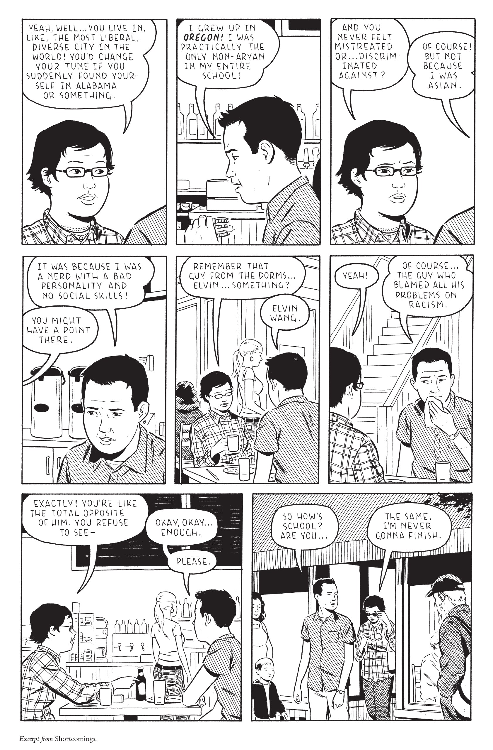 Shortcomings by Adrian Tomine – Silver Sprocket