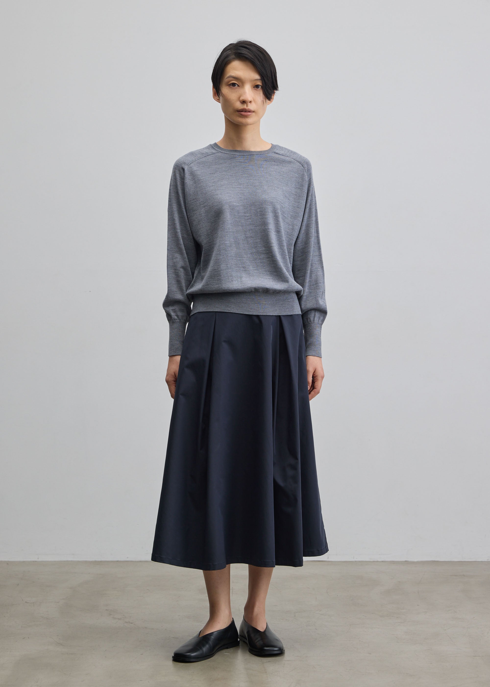 ウールハイゲージドルマンスリーブプルオーバー - SOÉJU online store