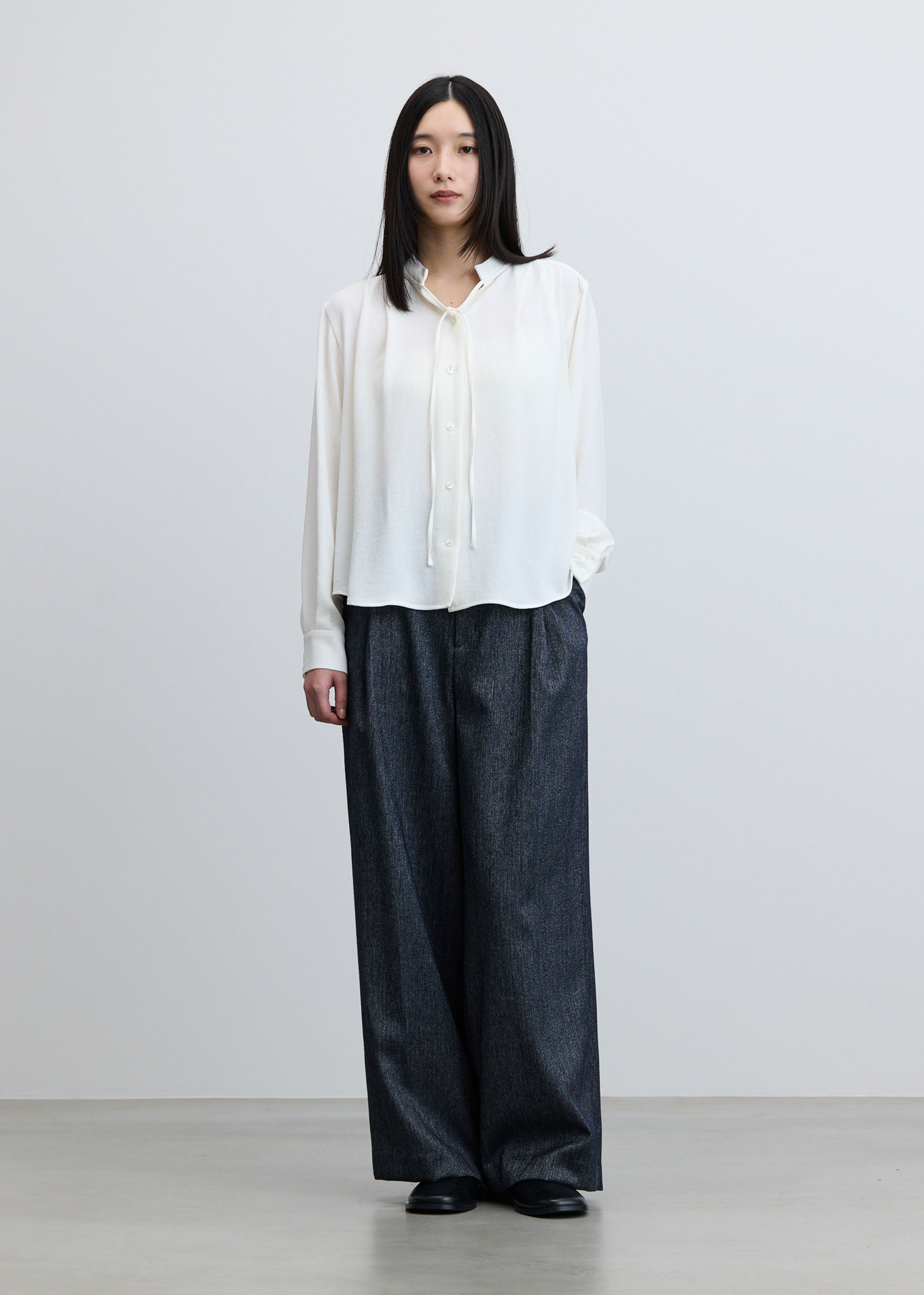 ジョーゼットリボンブラウス - SOÉJU online store｜上質な大人の女性