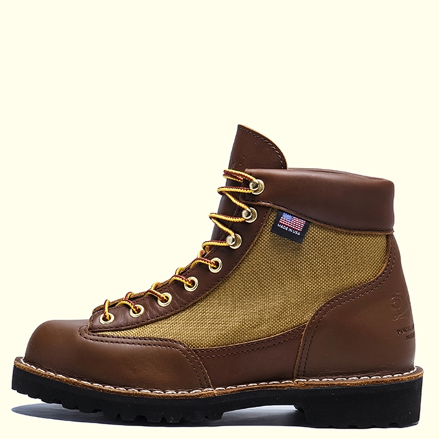 DANNER WS DANNER LIGHT III VIRGINIA 33267(8 BROWN/KHAKI): Danner