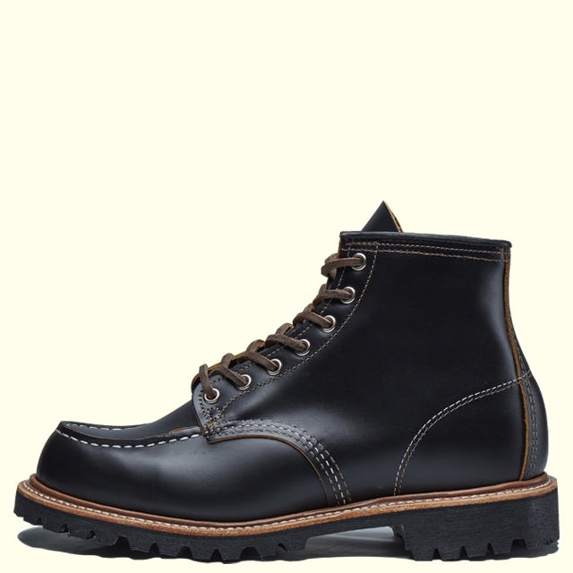 REDWING IRISH SETTER 6' MOC-TOE V 9878(E)(9H(27.5cm) BLACK