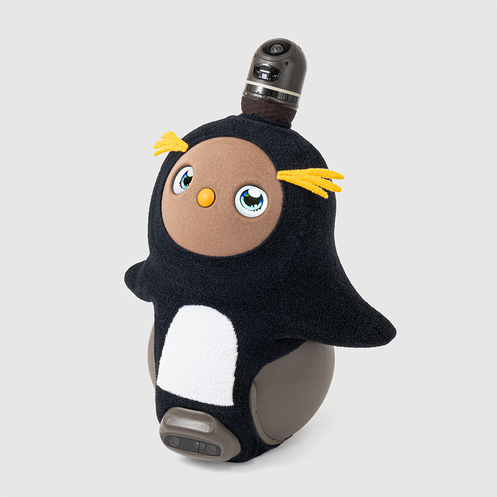 ペンギンニット らぼはな付き (チャコールグレー) | LOVOT ウェブストア