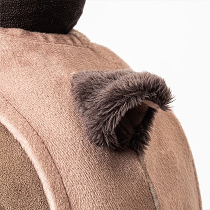 みみずくベロアカットソー(ブラウン) | LOVOT ウェブストア