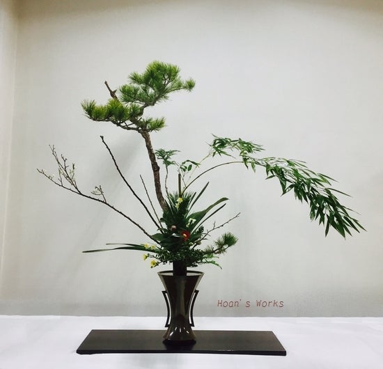 映画公開を前に～松と竹の古典立華 【いけばな池坊】 | 欲張りフラワー