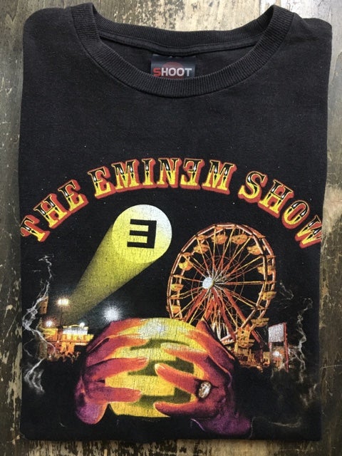 Eminem エミネム The Eminem Show 2003 来日 ツアー Tシャツ 黒 M