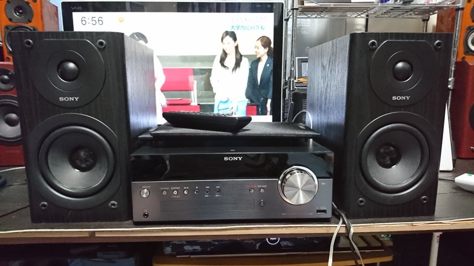今日のハードオフ、SONY CMT-SBT300Wジャンクをゲットし、修理しました