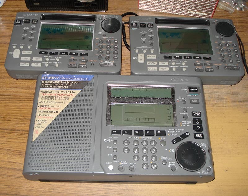SONYのICF-SW77とICF-SW55 | じんけいの修理日記
