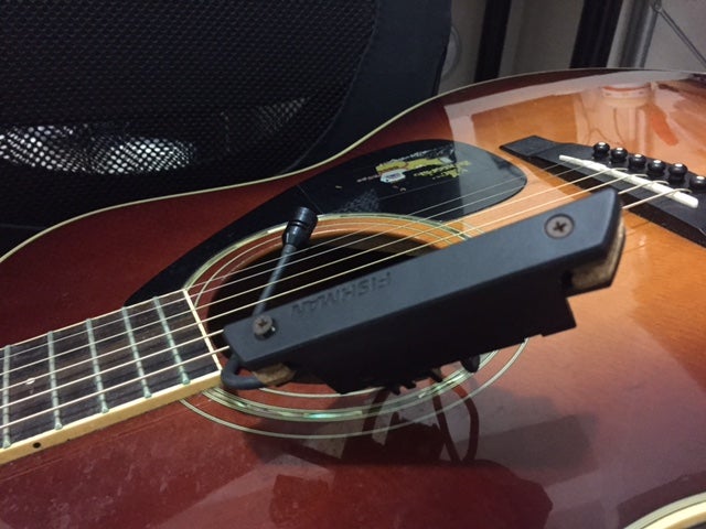 アコギのピックアップ(Fishmanのレアアースブレンド)が多分直った話
