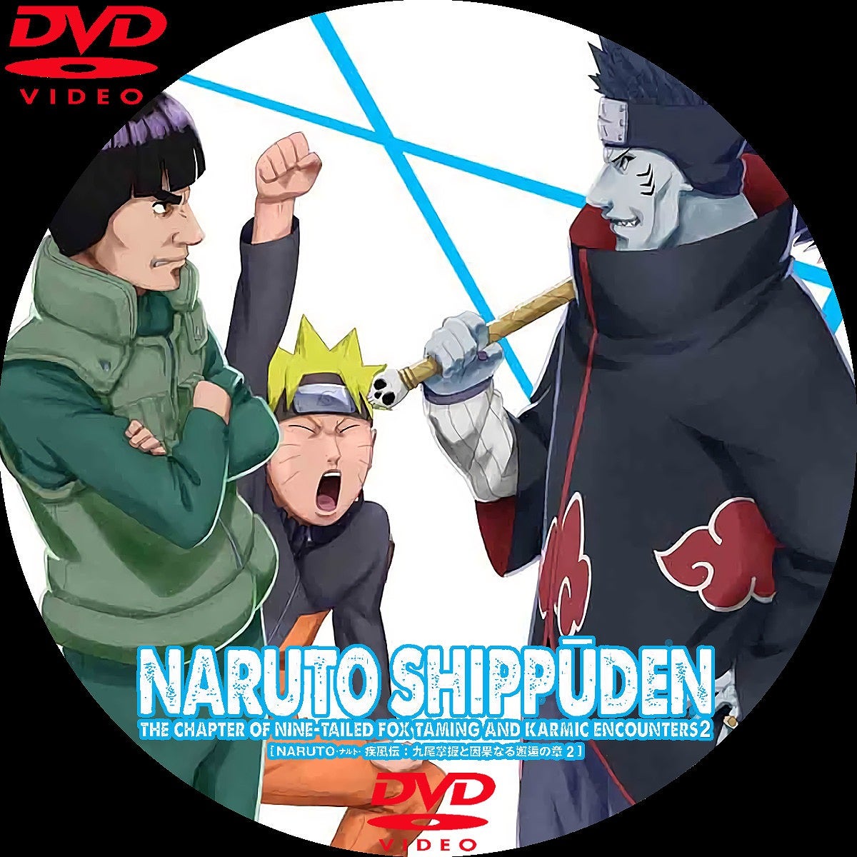 NARUTO-ナルト- 疾風伝 九尾掌握と因果なる邂逅の章 DVDラベル | いま