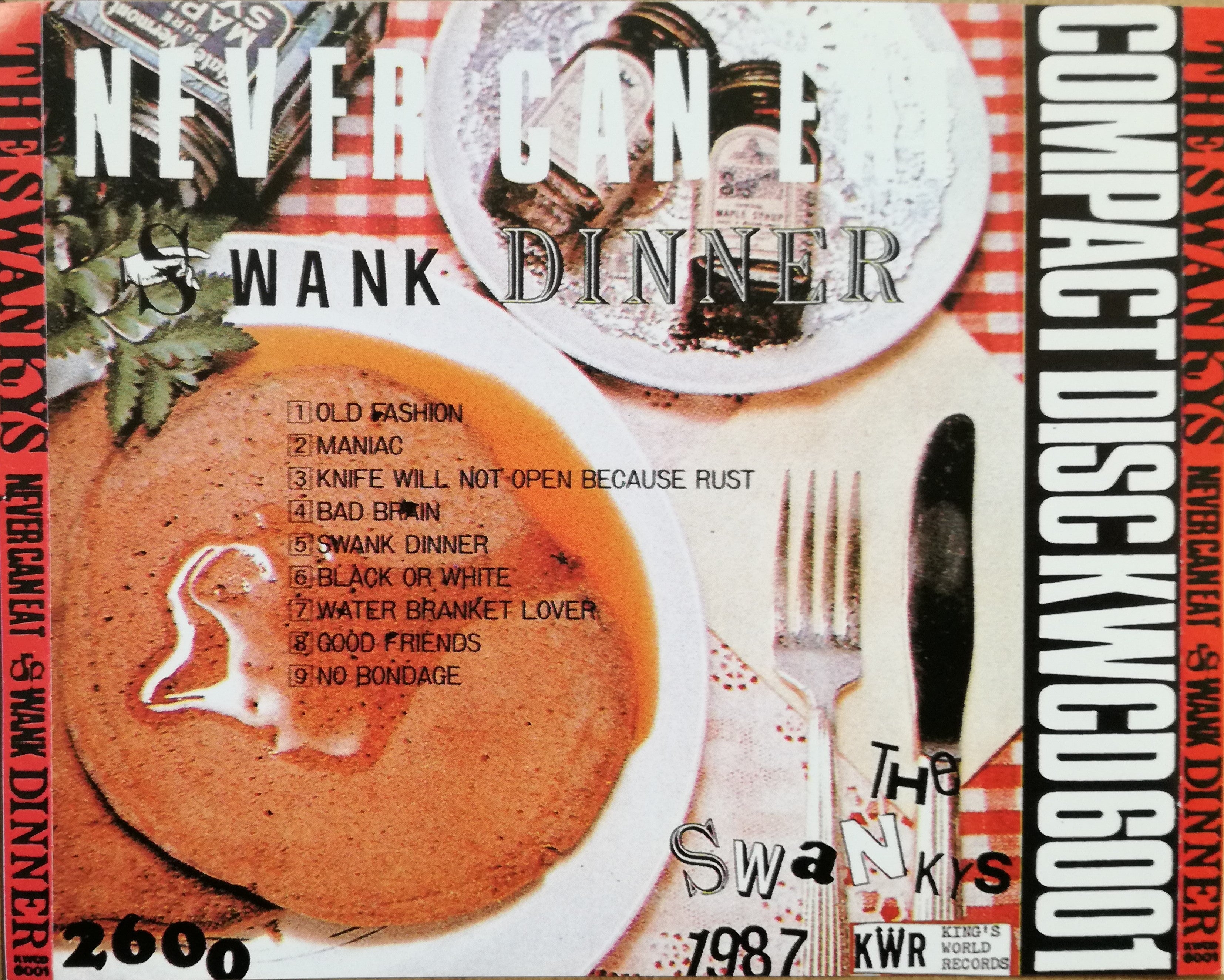 THE SWANKYS/NEVER CAN EAT SWANK DINNER(CD-1) | I AM I Part.2