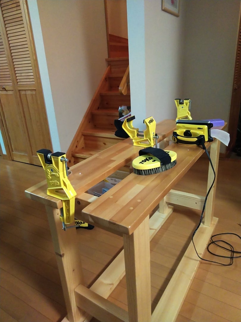 スキーチューンナップ台 | スローキャンプと旅日記 outdoor＆beach!