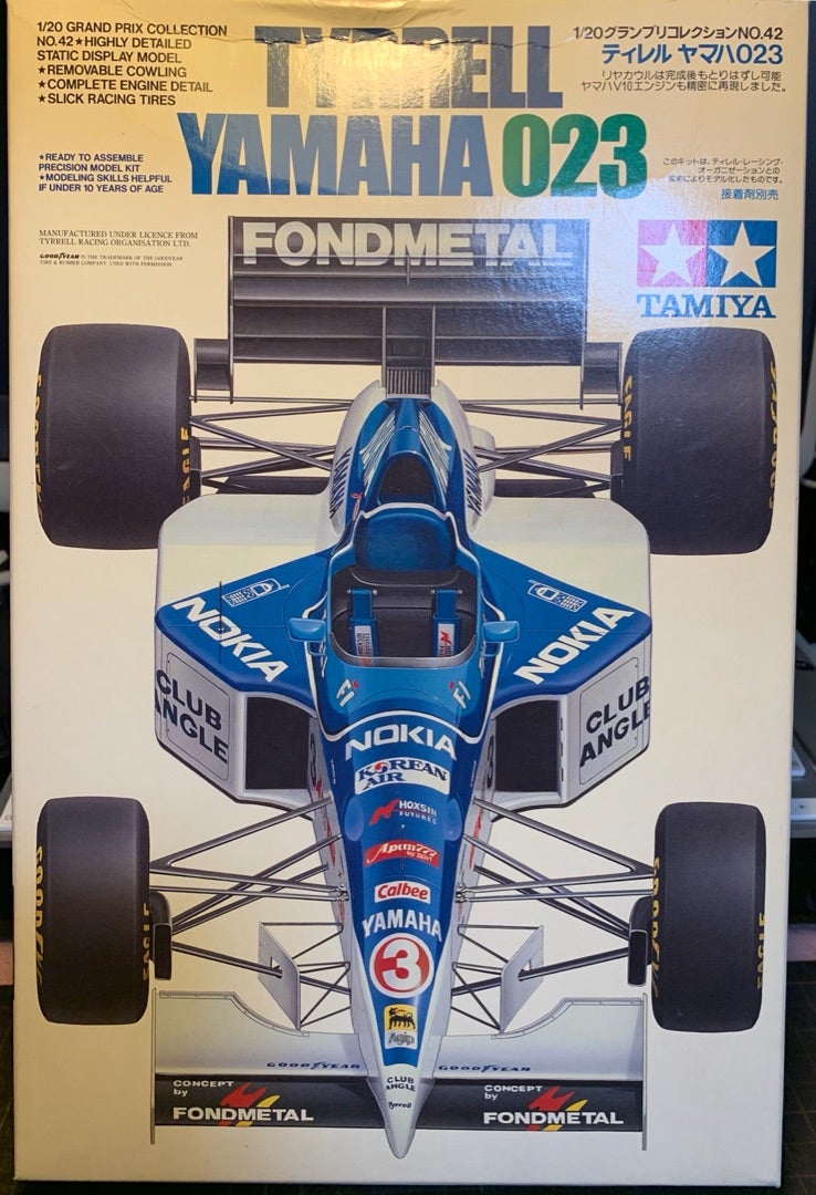 タミヤ1/20 ティレル ヤマハ023 #1 | 駆け抜ける模型生活