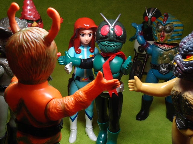 ユニファイブ復刻版ST限定ソフビ 仮面ライダー旧2号』 | m781098l77の