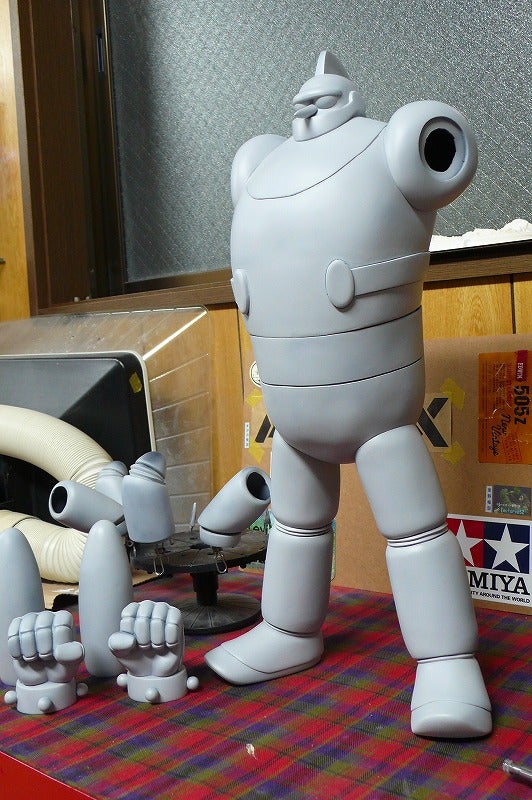 鉄人28号・ボークスガレージキットの製作(その1) | プラモデル