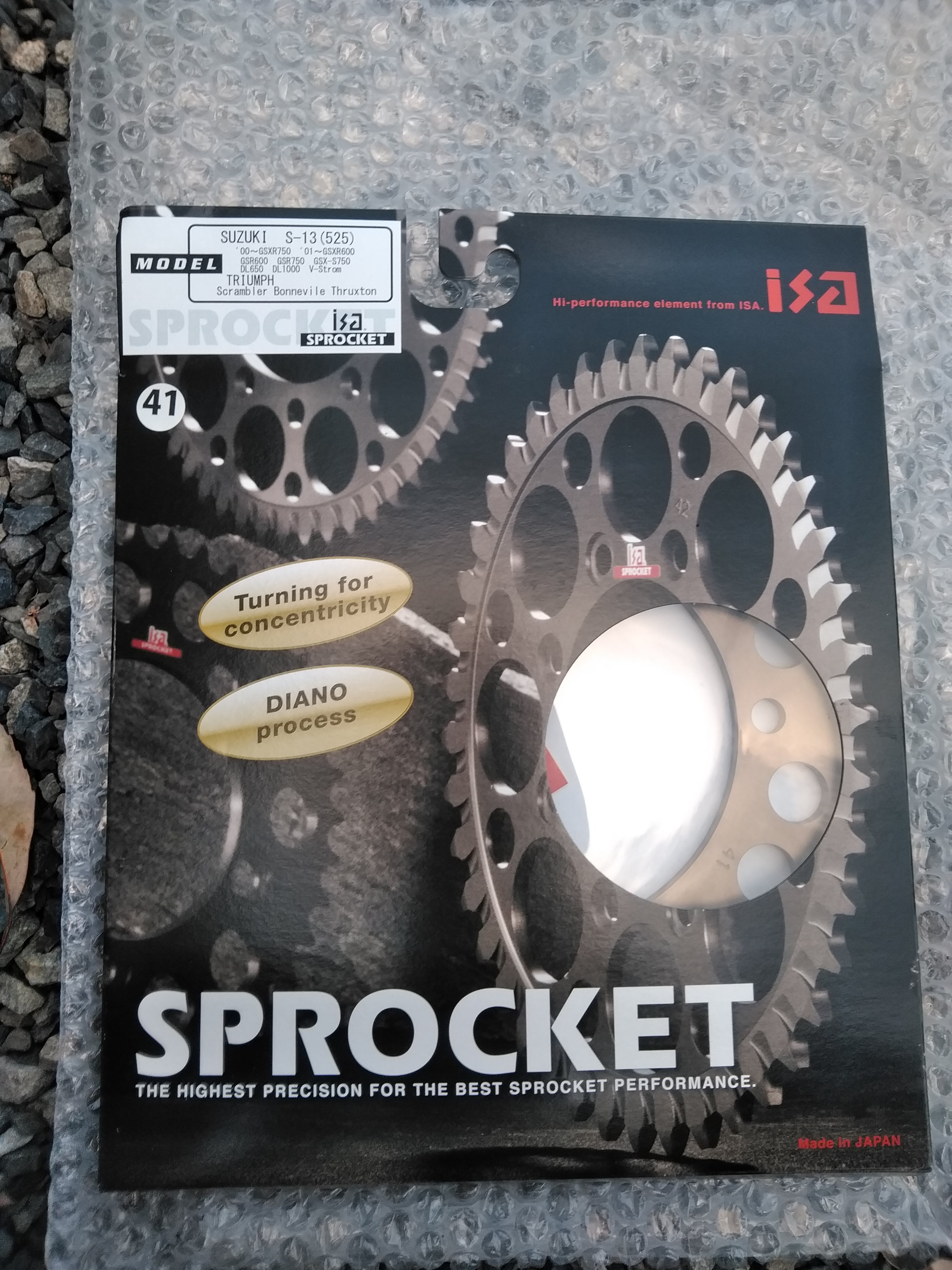 トライアンフボンネビルt100空冷 ハイギア スプロケット ドライブ