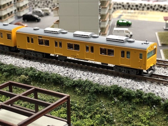 安芸路ライナーなどで活躍 マイクロエース A0545 103系・西日本更新色