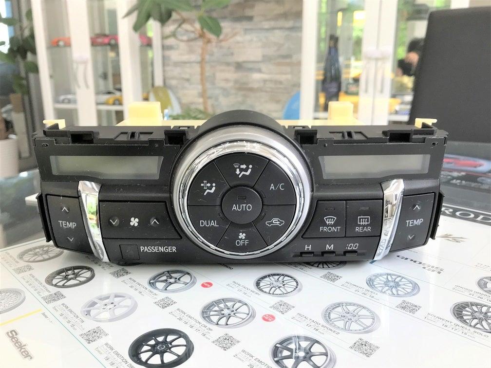 LED打ち替え加工】130系マークX エアコンパネル LED打ち替え