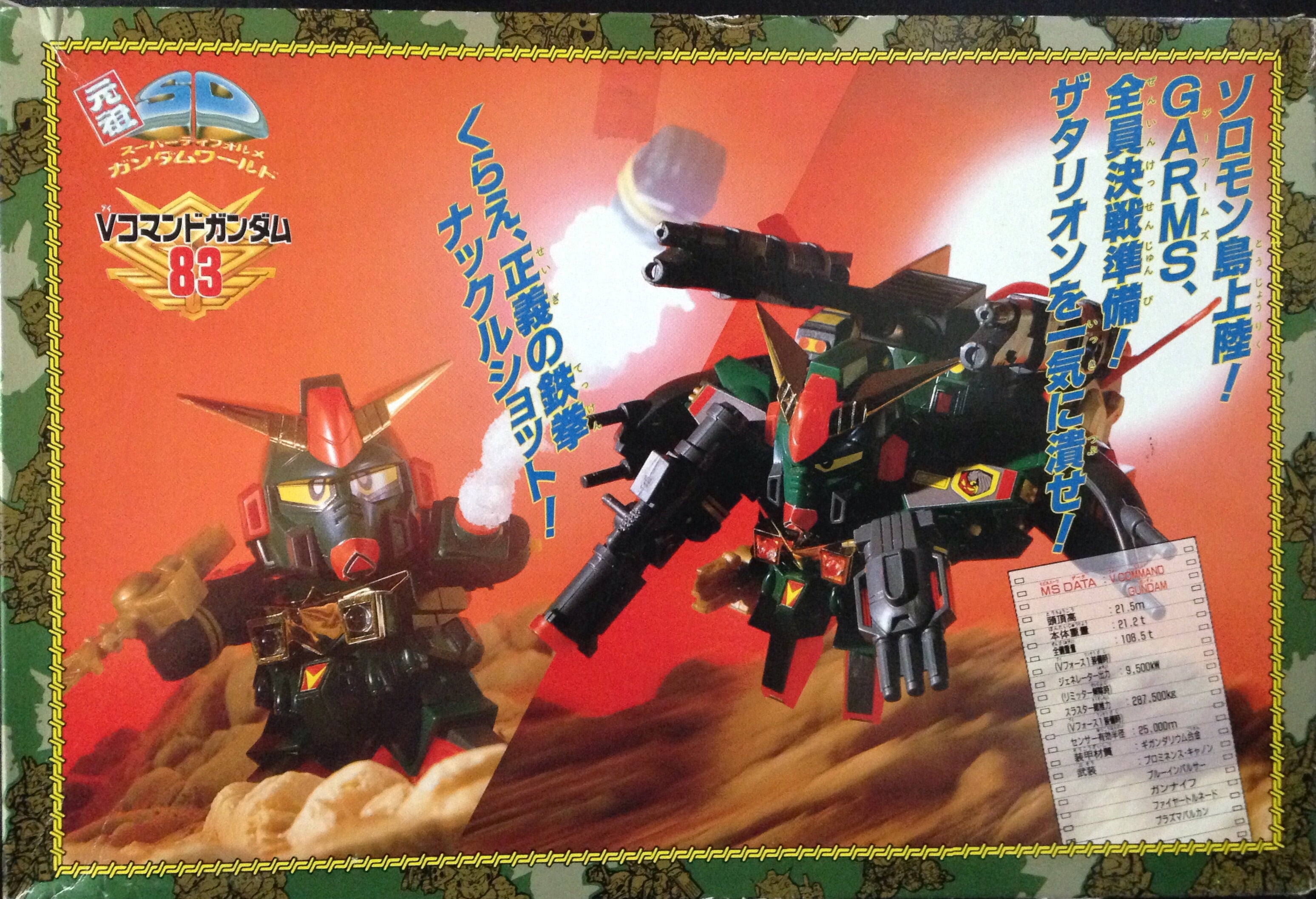 元祖SD No.83 Vコマンドガンダム | ベリアルのブログ