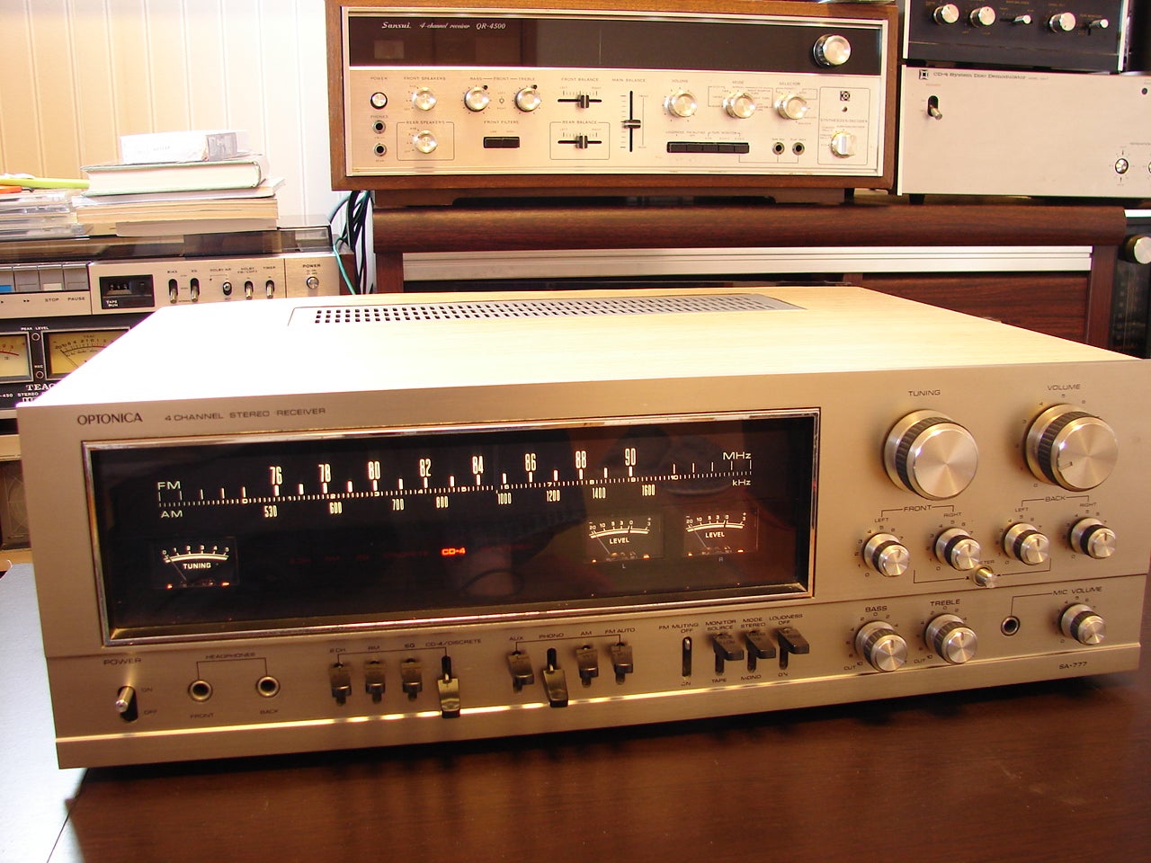 4chRECEIVER OPTONICA SA-777 | 70年代の4chステレオの研究
