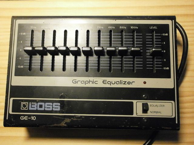 BOSS GE-10 グラフィックイコライザー | 音楽と何でも手作りの部屋