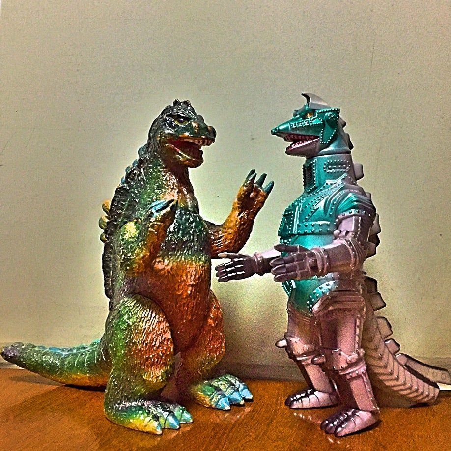 ゴジラ 対 メカゴジラ！ブルマァク製ジャイアントゴジラとマルサン450