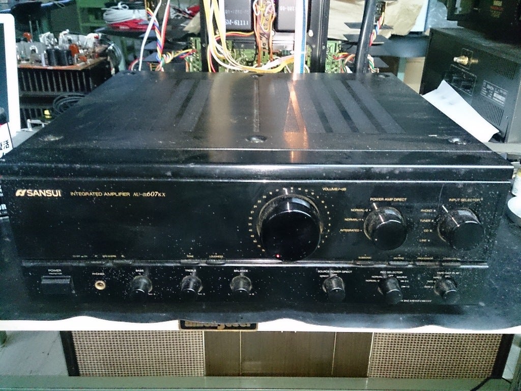 アンプ買いました～(爆) SANSUI AU-α607KX～ | うにとジムランと