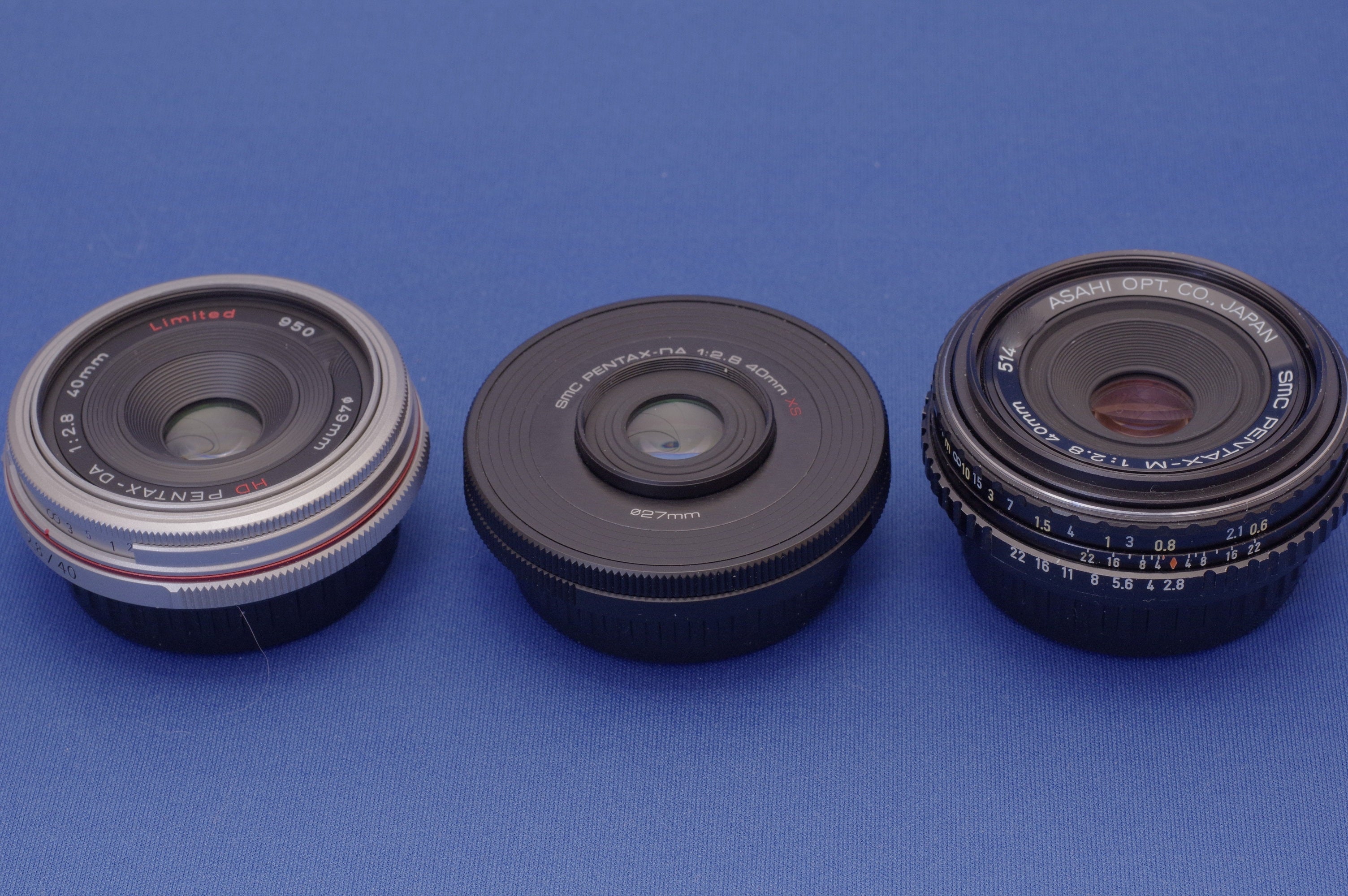 smc PENTAX-DA 40mm F2.8 XS - これ以上薄いレンズは無理でしょう