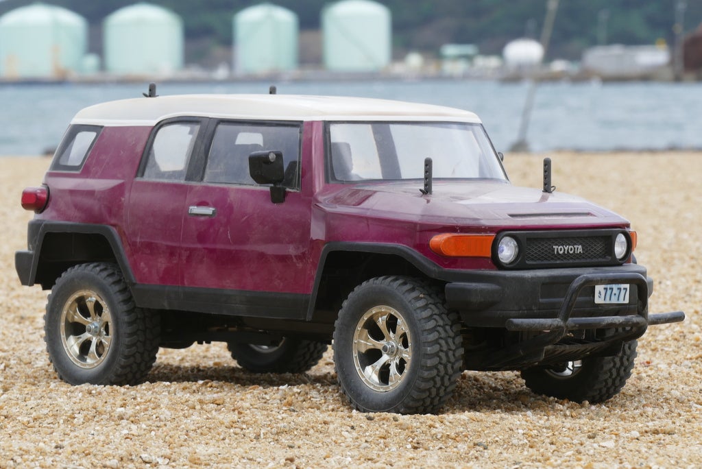 砂浜走行 タミヤ CC-01 FJクルーザー | 今さらラジコンカーのブログ