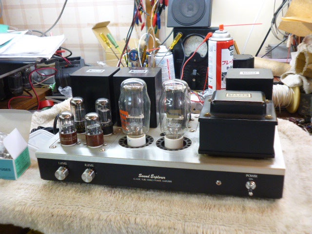 SV811－3シングル真空管アンプ修理の巻 | ラジオクロネコのブログ