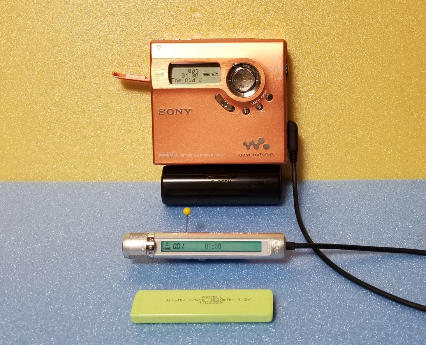 MDポータブルレコーダー SONY MZ-N920-O NetMD MDLP対応 完動品 | 驚愕