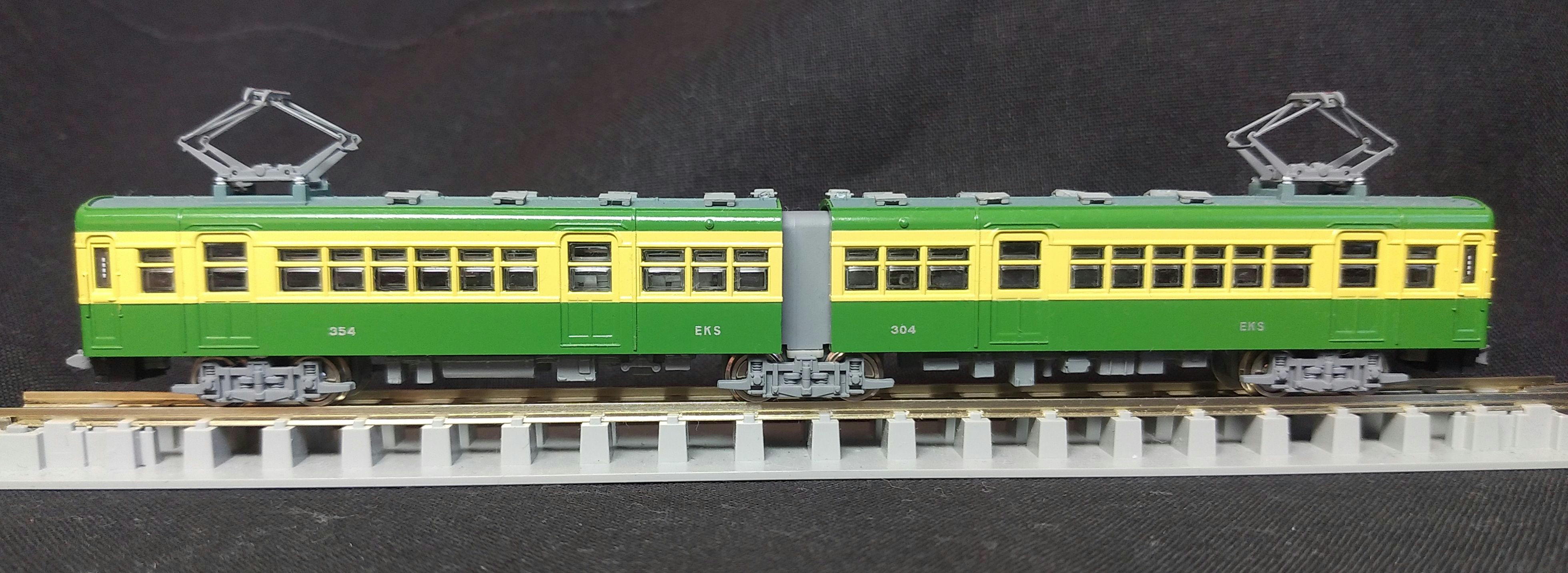 今回の展示品は【MODEMO 品番NT57】江ノ島電鉄300形「304F」“標準塗装