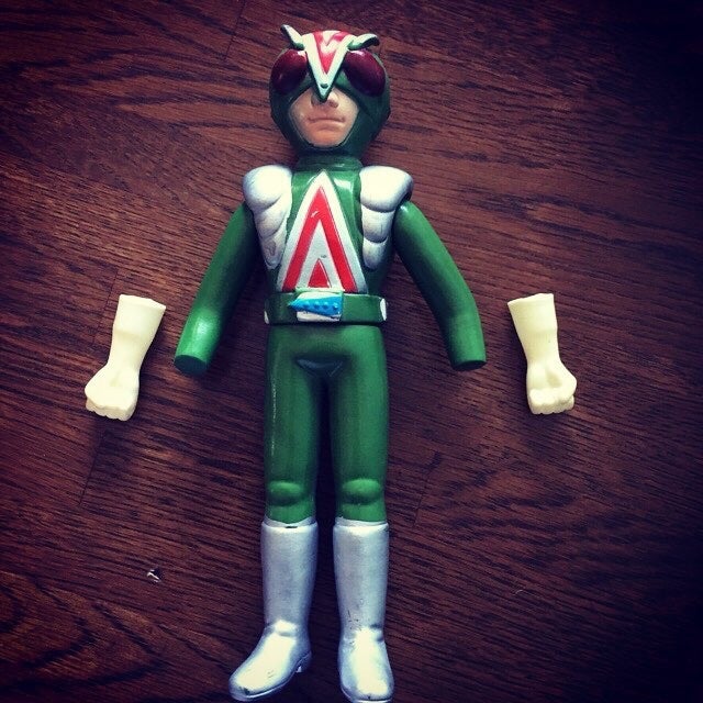 ライダーマンの6種の腕 無版権ソフビ付属品 | 怪獣玩具とカタナと