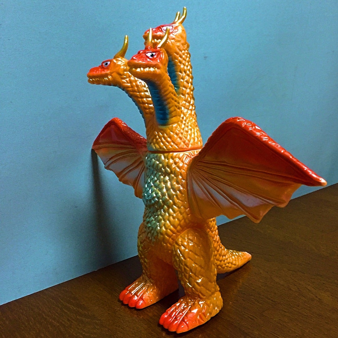 ブルマァク 復刻版キングギドラ（オレンジ） | 怪獣玩具とカタナと