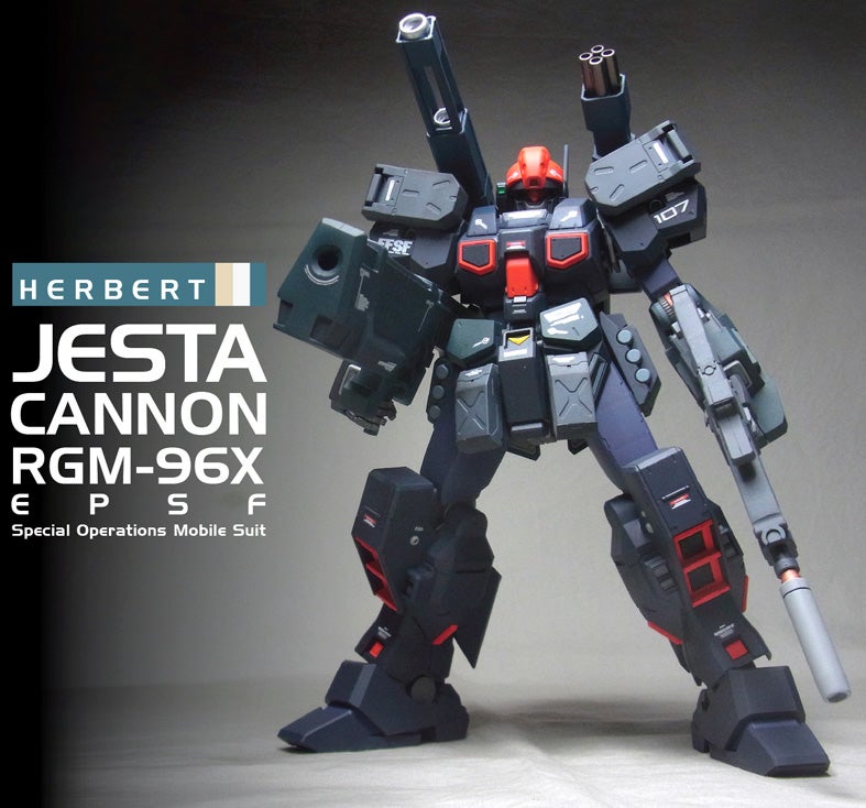 MG 1/100 RGM-96X ジェスタ・キャノン (機動戦士ガンダムUC) | エリア0083