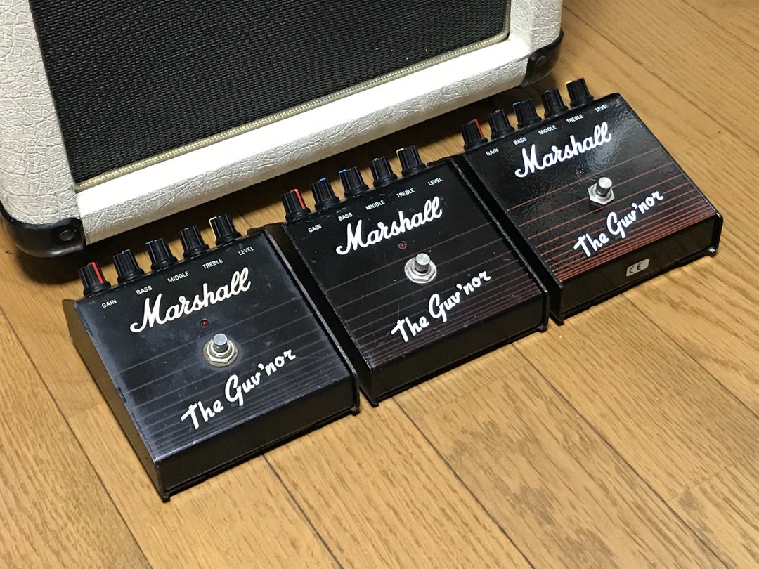 3種類の Marshall The Guv'nor | ギターダー 〜工房の片隅で〜