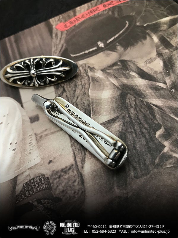 クロムハーツ/CHROME HEARTS ヘアバレッタ 3CHプラスクロス 在庫ありの