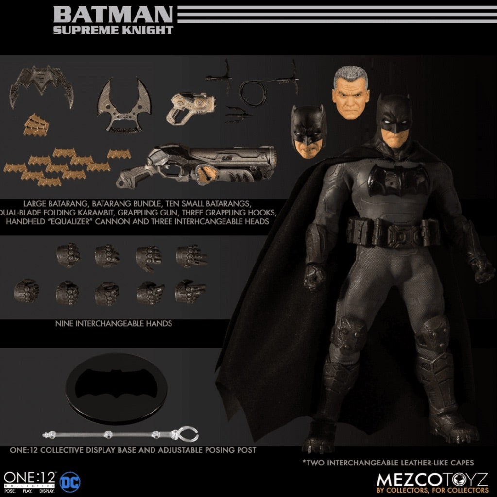 こだわりと遊び心 - Mezco ONE:12 シュプリームナイト バットマン
