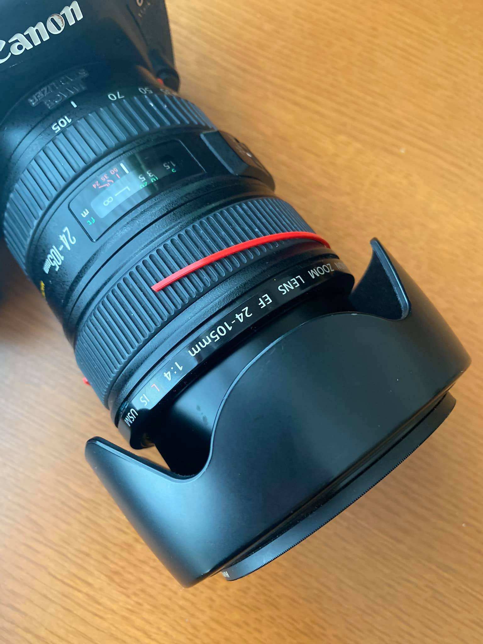 EF24-105mm F4L IS USM（赤リング欠損） 赤い輪が取れました。』 CANON