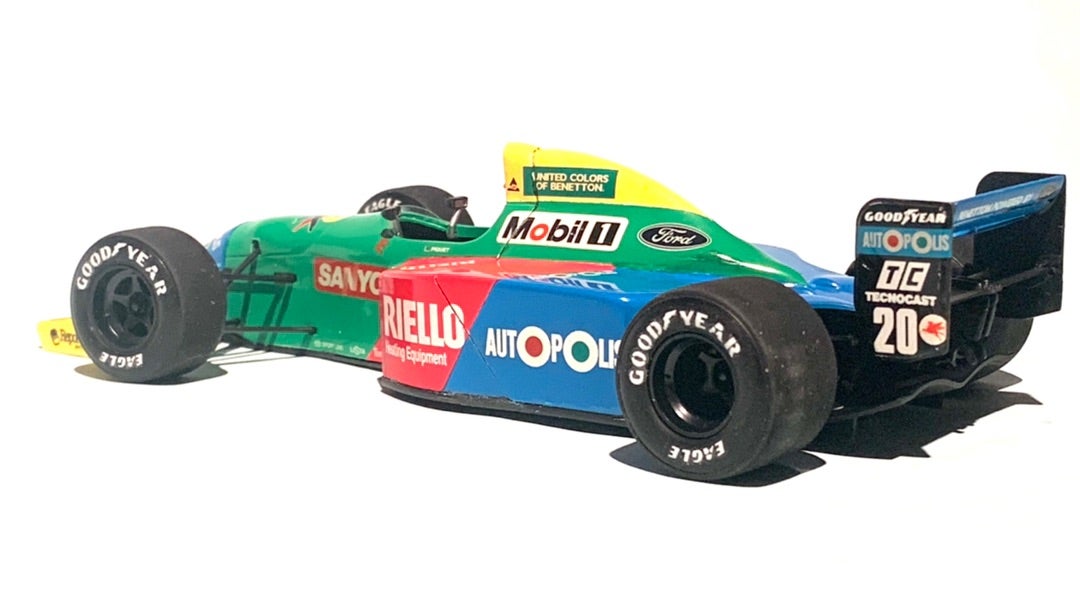 ハセガワ1/24ベネトンフォードB190 完成 | 駆け抜ける模型生活