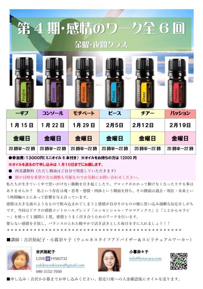 30滴お試し】doTERRA 感情のオイル エッセンシャルオイルセット 6本 30