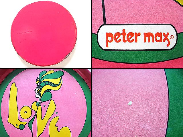 Peter Max ピーターマックスLOVE ワッペンUSA製ビンテージ