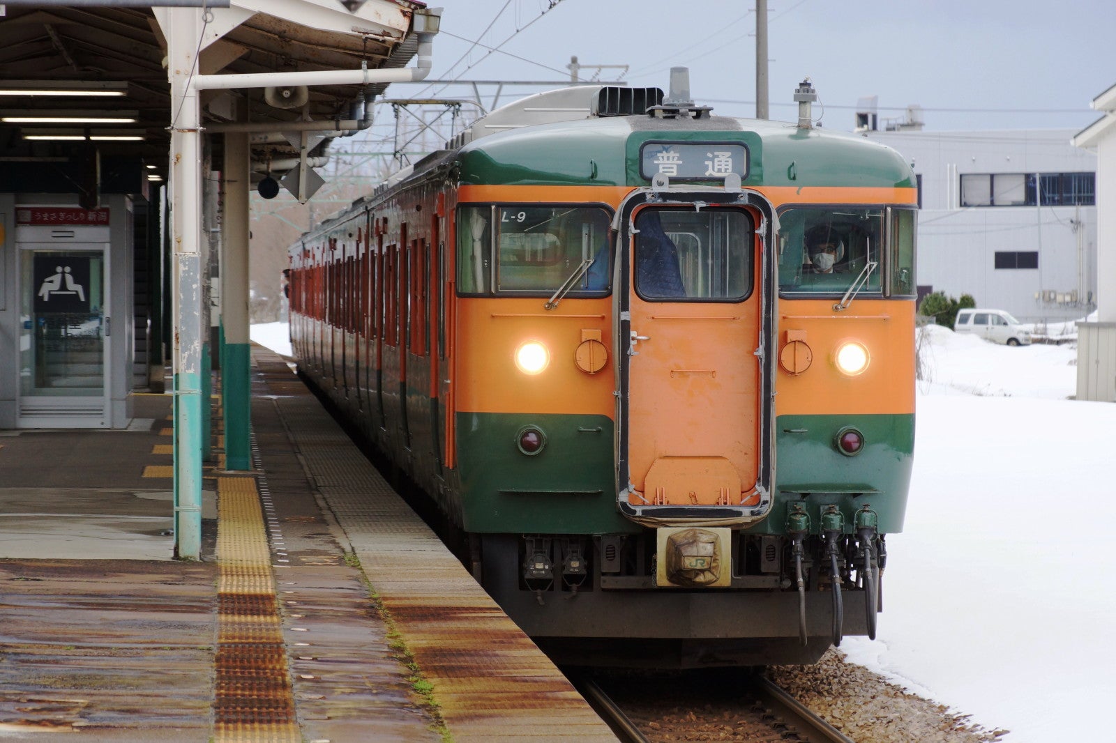 Kさん撮影：雪と鉄道 信越本線 485系特急北越 その1 2015.2.14