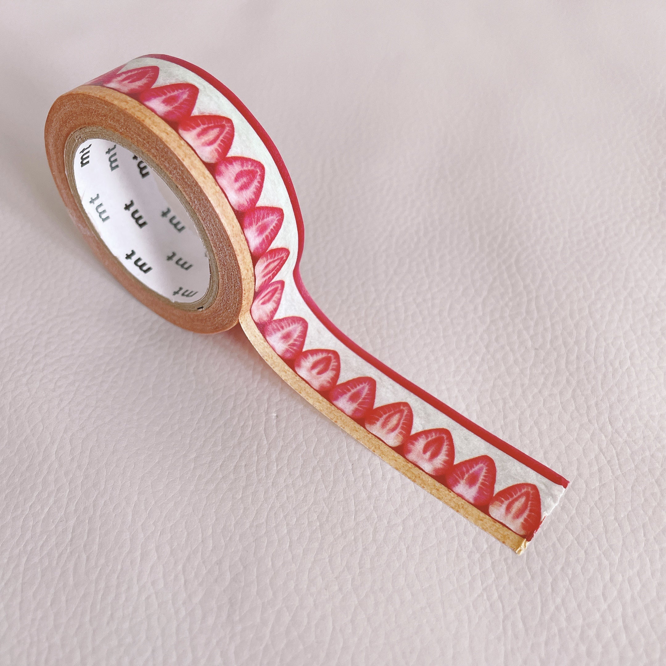mt】いちごのマスキングテープ～あまおうパターン＆岡山ジャム