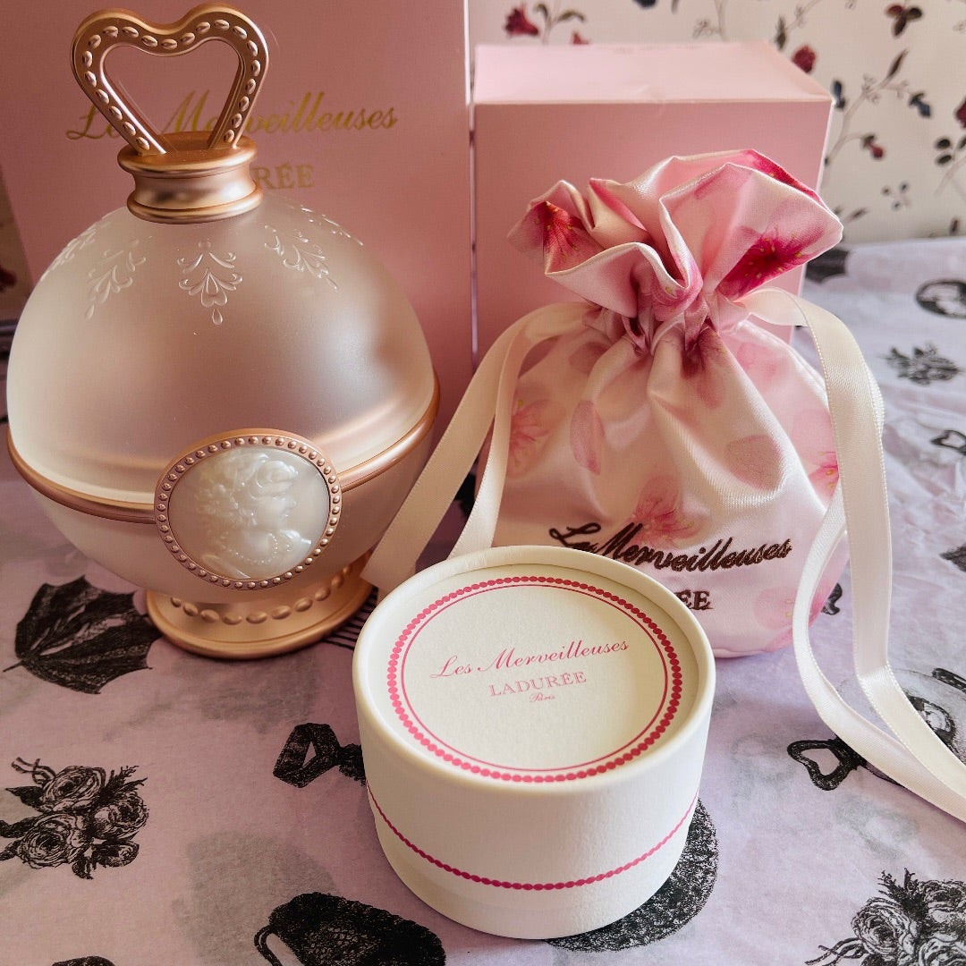 レ・メルヴェイユーズ ラデュレ チーク ポット 桜 レ・メルヴェイ